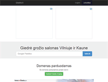 Tablet Screenshot of giedre.lt
